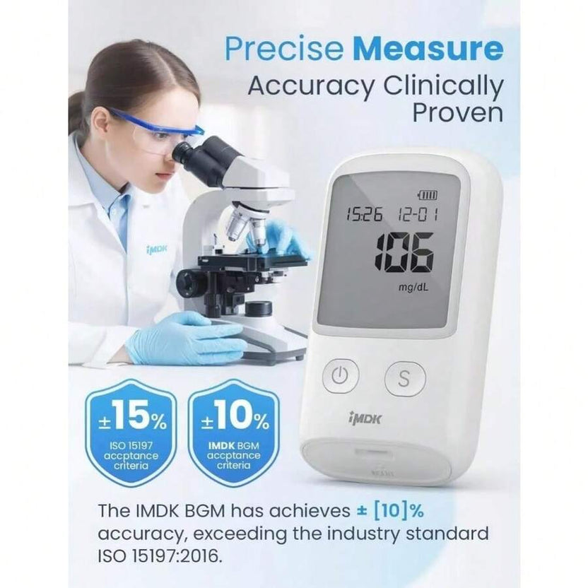 Kit de prueba de diabetes con medidor de glucosa en sangre en oferta