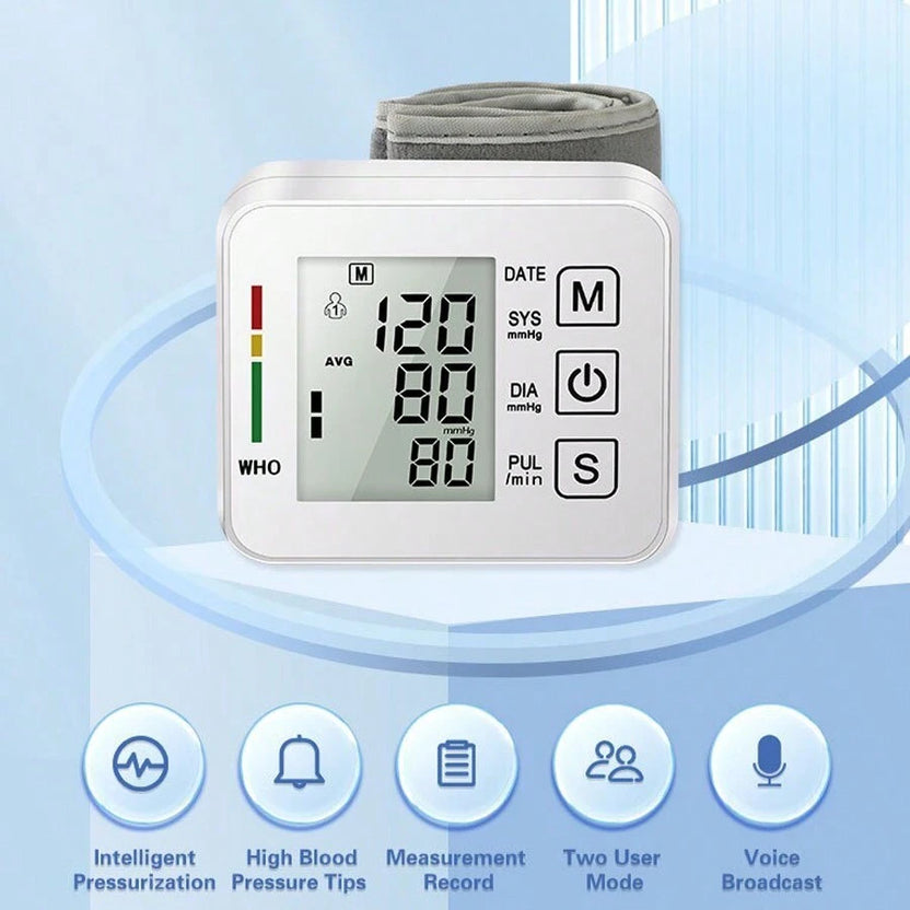 Venta de liquidación - Monitor LCD electrónico de presión arterial de muñeca