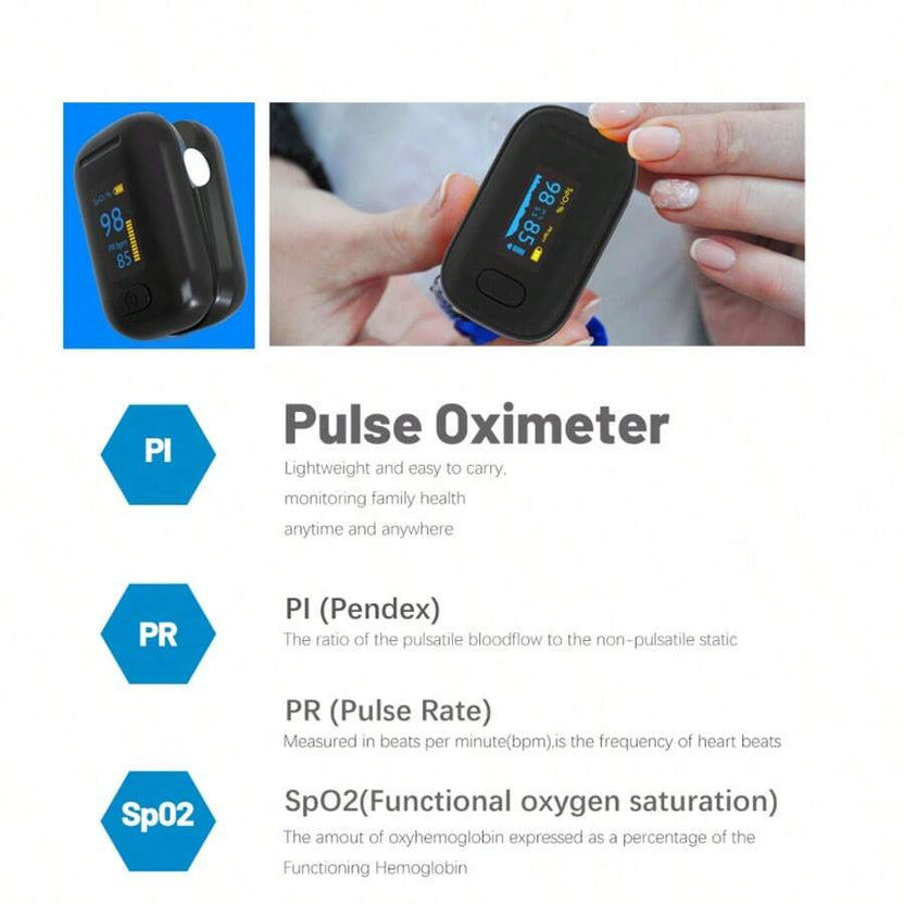Oferta del 50% - Oxímetro de pulso de dedo para uso doméstico