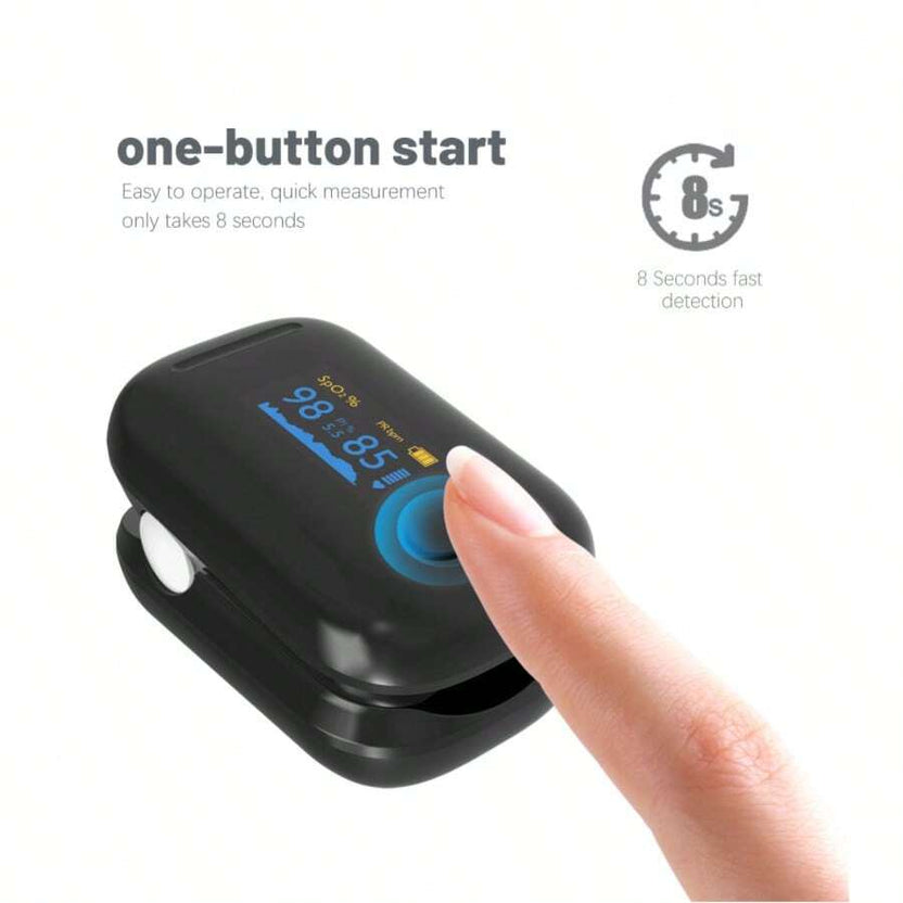Oferta del 50% - Oxímetro de pulso de dedo para uso doméstico