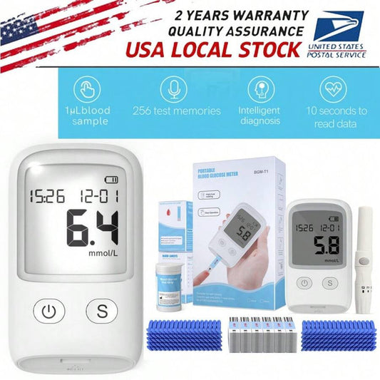 Kit de prueba de diabetes con medidor de glucosa en sangre en oferta