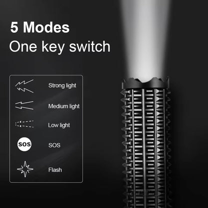 Sale Upto 50%🔥Super-bright LED self-defense flashlight