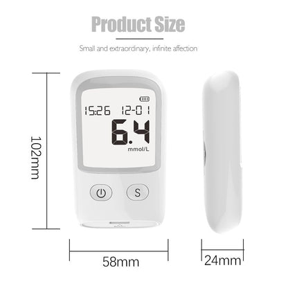 Kit de prueba de diabetes con medidor de glucosa en sangre en oferta